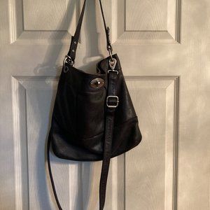Black Leather Fossil Purse